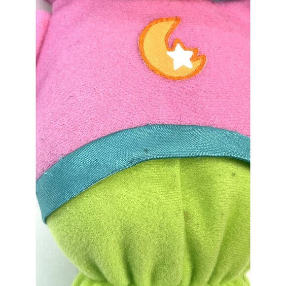 2009 Hasbro Playskool Pink/Green Plush Musical Light-Up LULLABY GLOWORM Works! - Picture 5 of 8